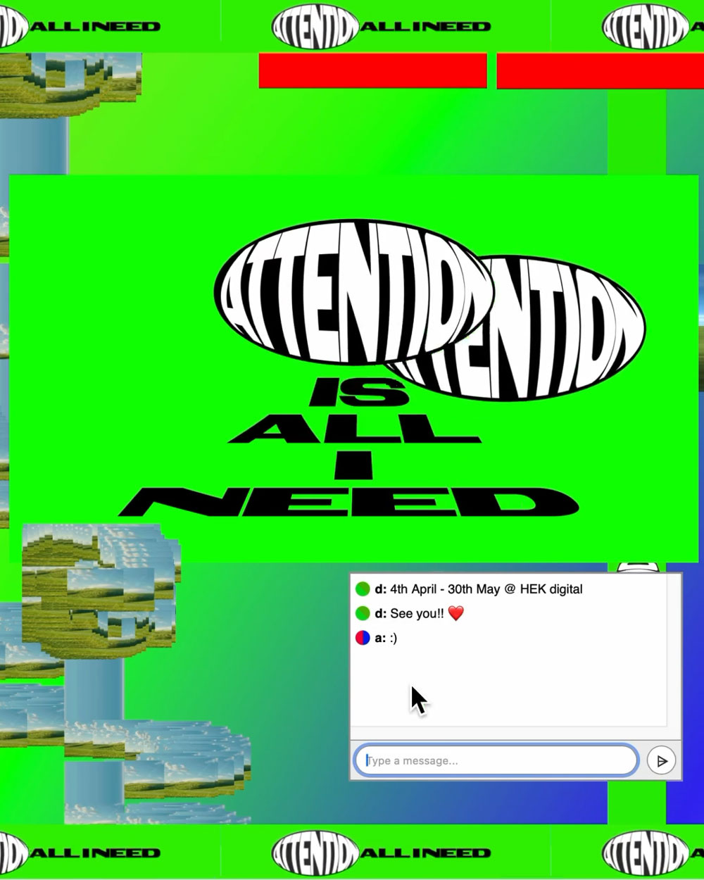 Image of ATTENTION IS ALL I NEED, by Kim Albrecht, kimalbrecht.com